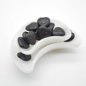 Black Lava Heart - 3cm - 1 Count