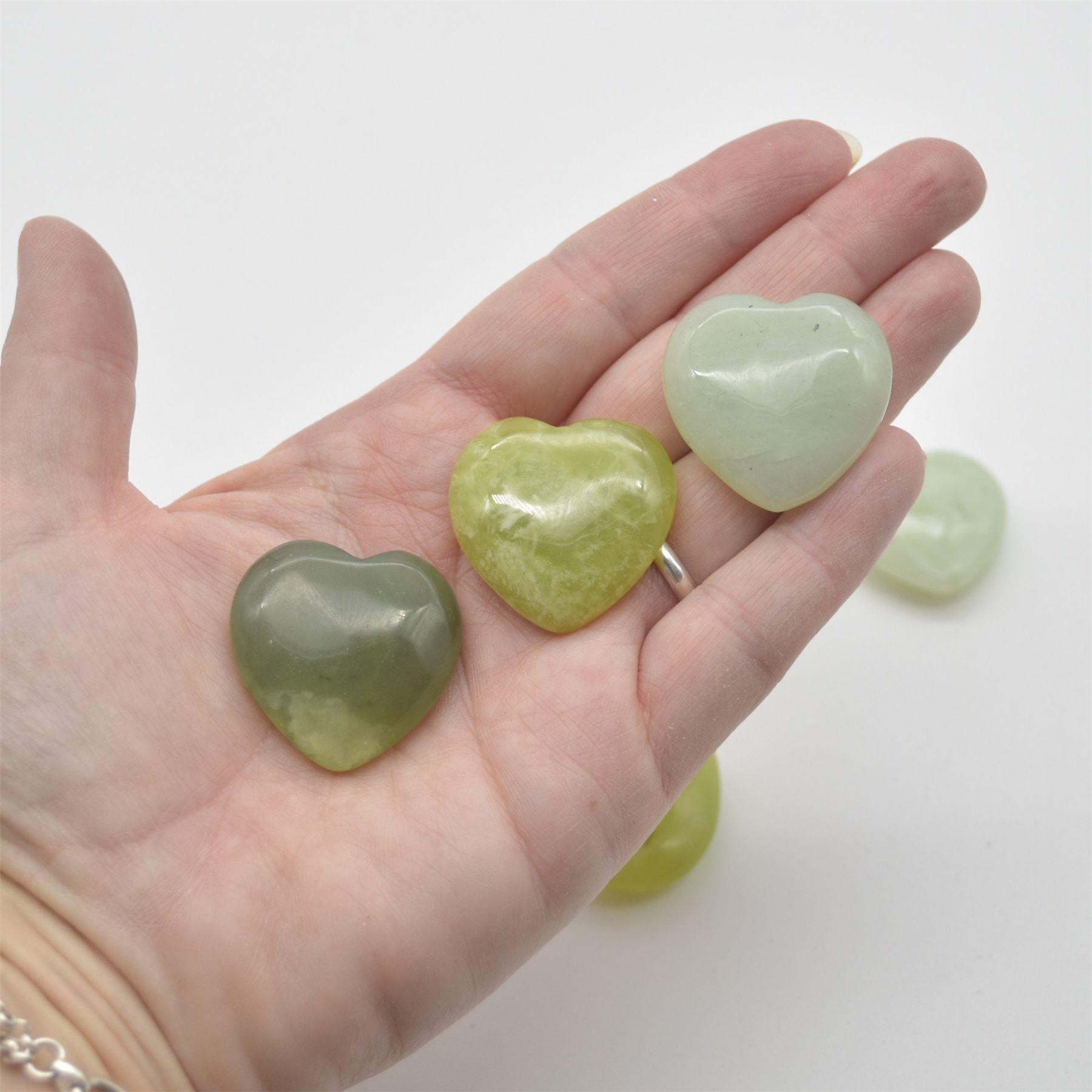 New Jade Heart - 3cm - 1 Count - Image 6