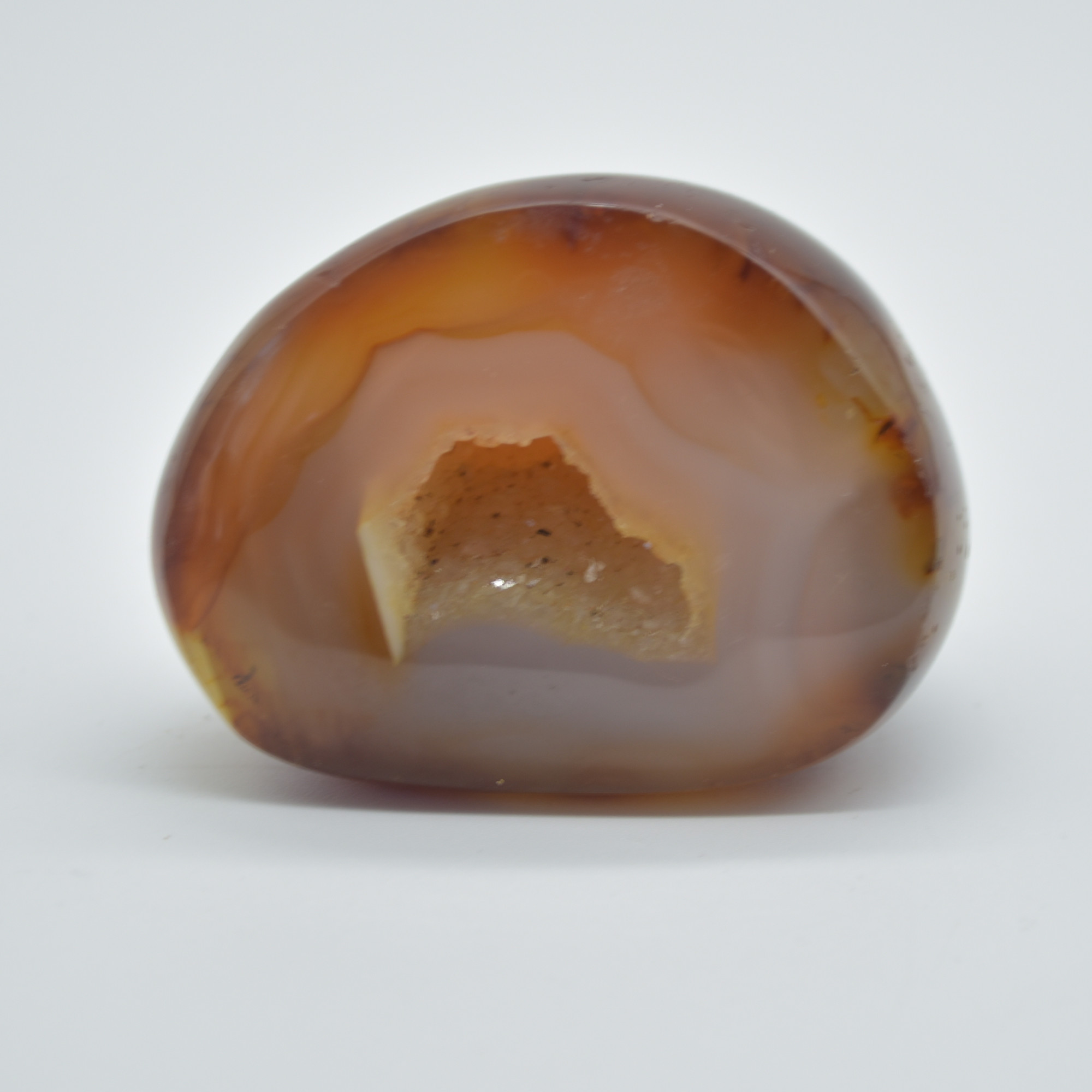 Agate Crystal Geode - 1 Count - 147 grams - 5.5cm x 4cm - #03 - Image 2