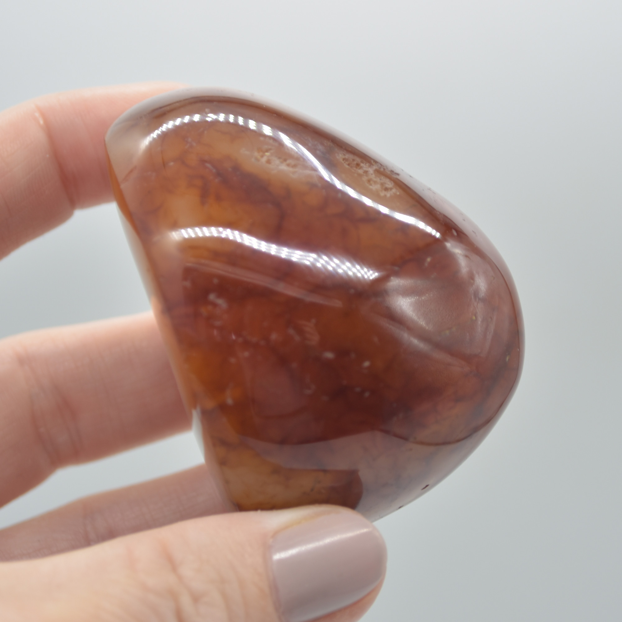 Agate Crystal Geode - 1 Count - 147 grams - 5.5cm x 4cm - #03 - Image 5