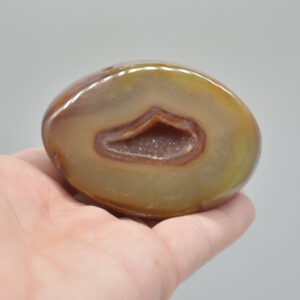 Agate Crystal Geode - 1 Count - 166 grams - 6cm x 4.5cm - #04