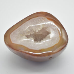Agate Crystal Geode - 1 Count - 551 grams - 5.5cm x 9cm - #06