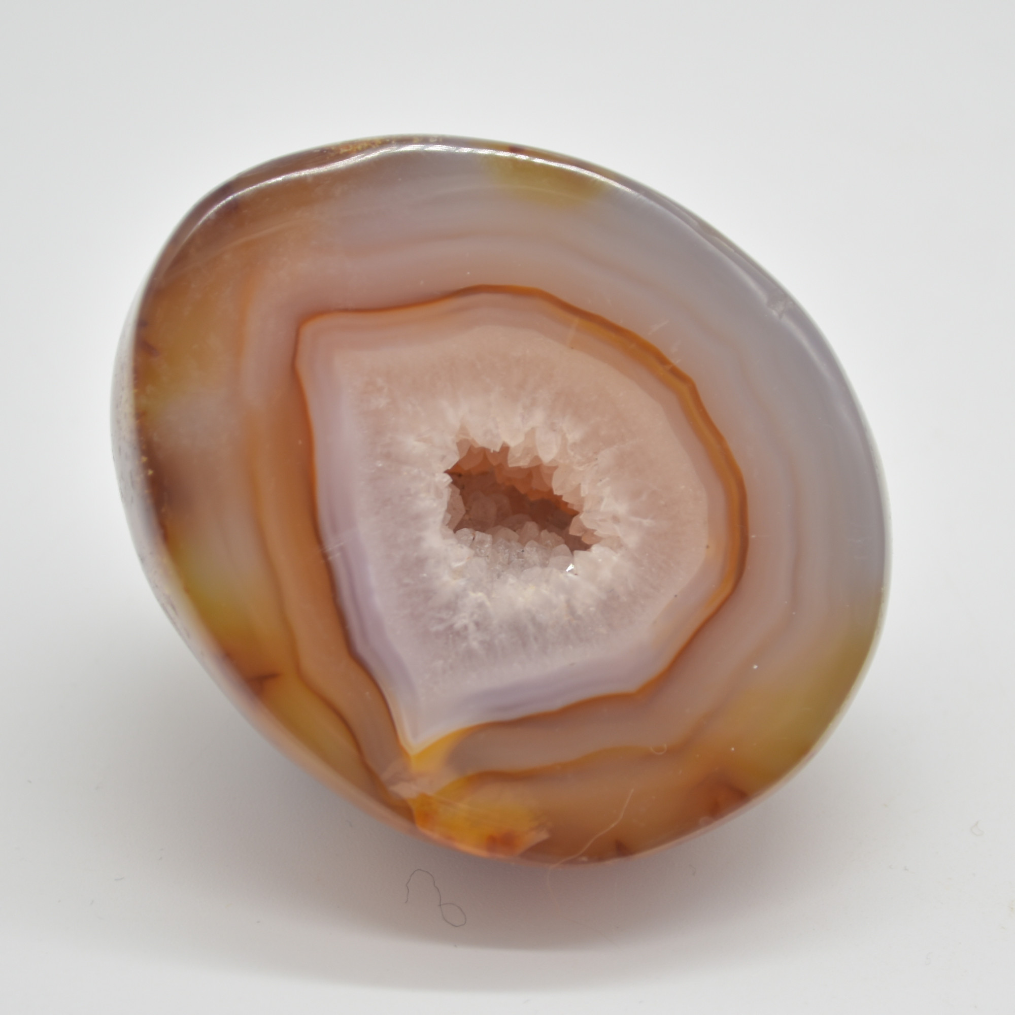 Agate Crystal Geode - 1 Count - 350 grams - 5.5cm x 7cm - #07 - Image 2