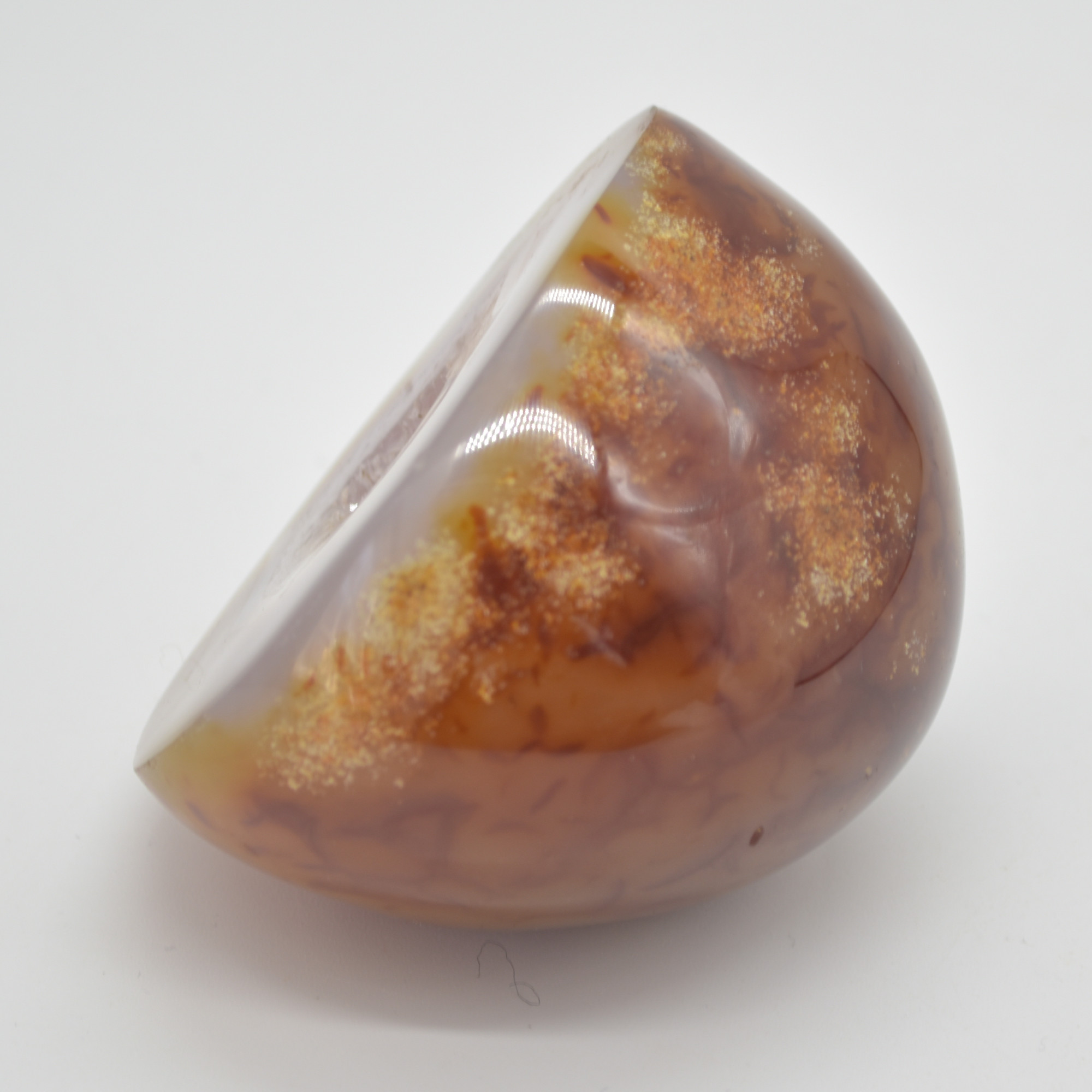 Agate Crystal Geode - 1 Count - 350 grams - 5.5cm x 7cm - #07 - Image 3