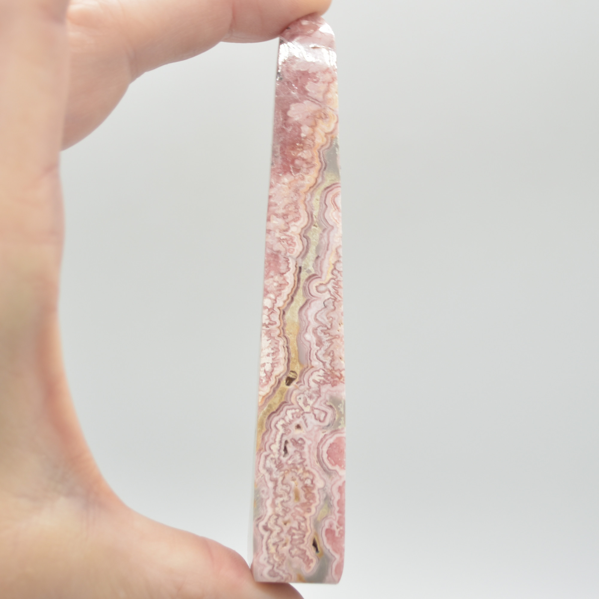 Rhodochrosite Point Tower Wand from Argentina - 87 grams - 10.5cm #06 - Image 3