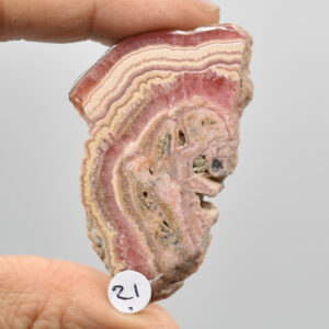 Raw Rhodochrosite Slab Slice Specimen from Argentina - 22 grams #21