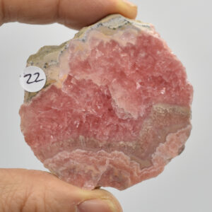 Raw Rhodochrosite Slab Slice Specimen from Argentina - 73 grams #22