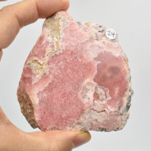 Raw Rhodochrosite Slab Slice Specimen from Argentina - 220 grams #24