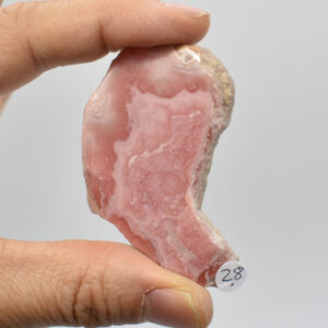 Raw Rhodochrosite Slab Slice Specimen from Argentina - 39 grams #28