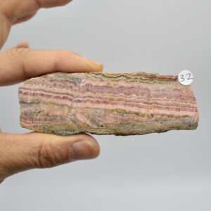 Raw Rhodochrosite Slab Slice Specimen from Argentina - 107 grams #32