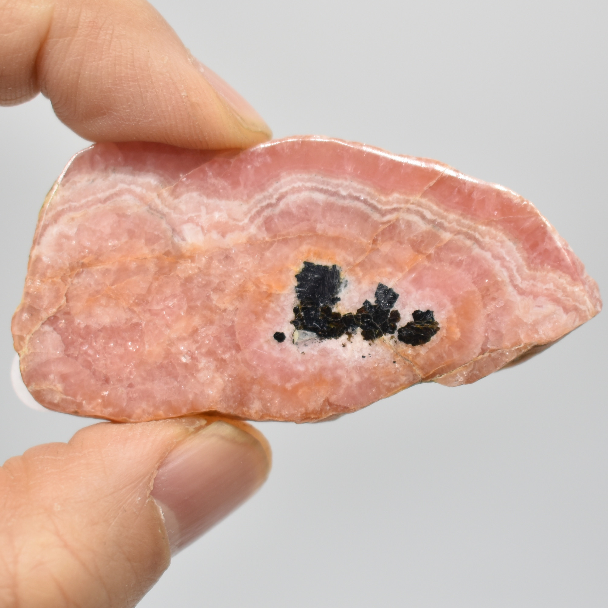 Raw Rhodochrosite Slab Slice Specimen from Argentina - 23 grams #33 - Image 2