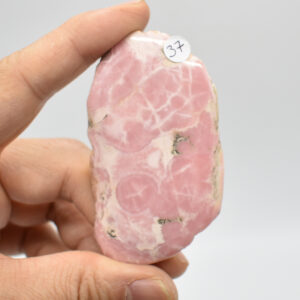 Raw Rhodochrosite Slab Slice Specimen from Argentina - 63 grams #37