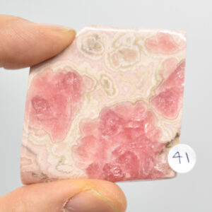 Raw Rhodochrosite Slab Slice Specimen from Argentina - 34 grams #41