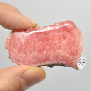Raw Rhodochrosite Slab Slice Specimen from Argentina - 27 grams #57
