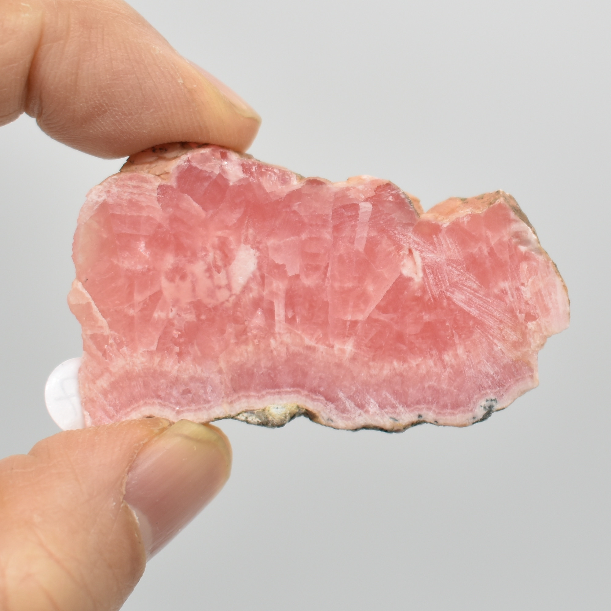 Raw Rhodochrosite Slab Slice Specimen from Argentina - 27 grams #57 - Image 2