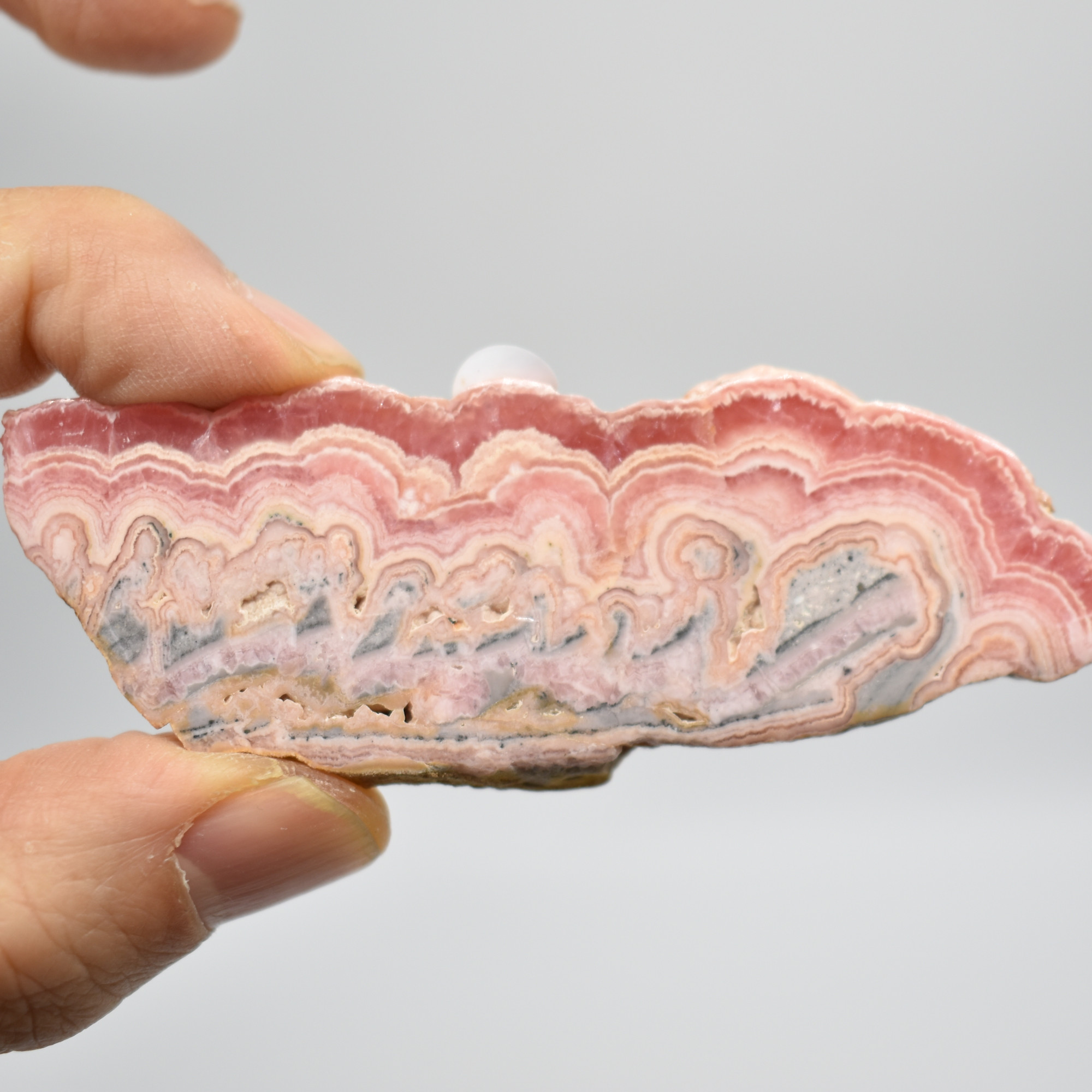 Raw Rhodochrosite Slab Slice Specimen from Argentina - 47 grams #59 - Image 2