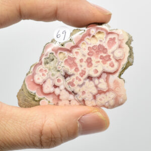 Raw Rhodochrosite Slab Slice Specimen from Argentina - 31 grams #69