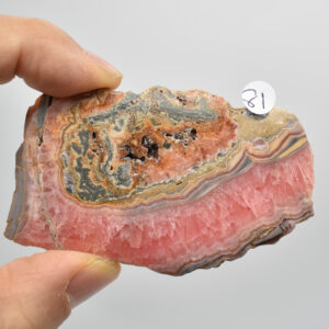 Rhodochrosite Slab Slice Specimen from Argentina - 49 grams #81