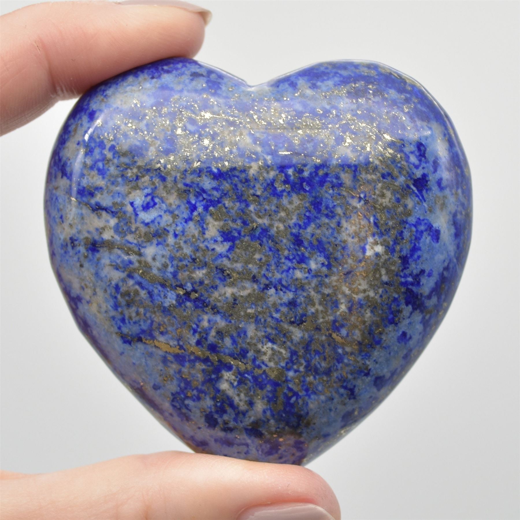 Lapis Lazuli Crystal Heart - 6cm - 1 Count