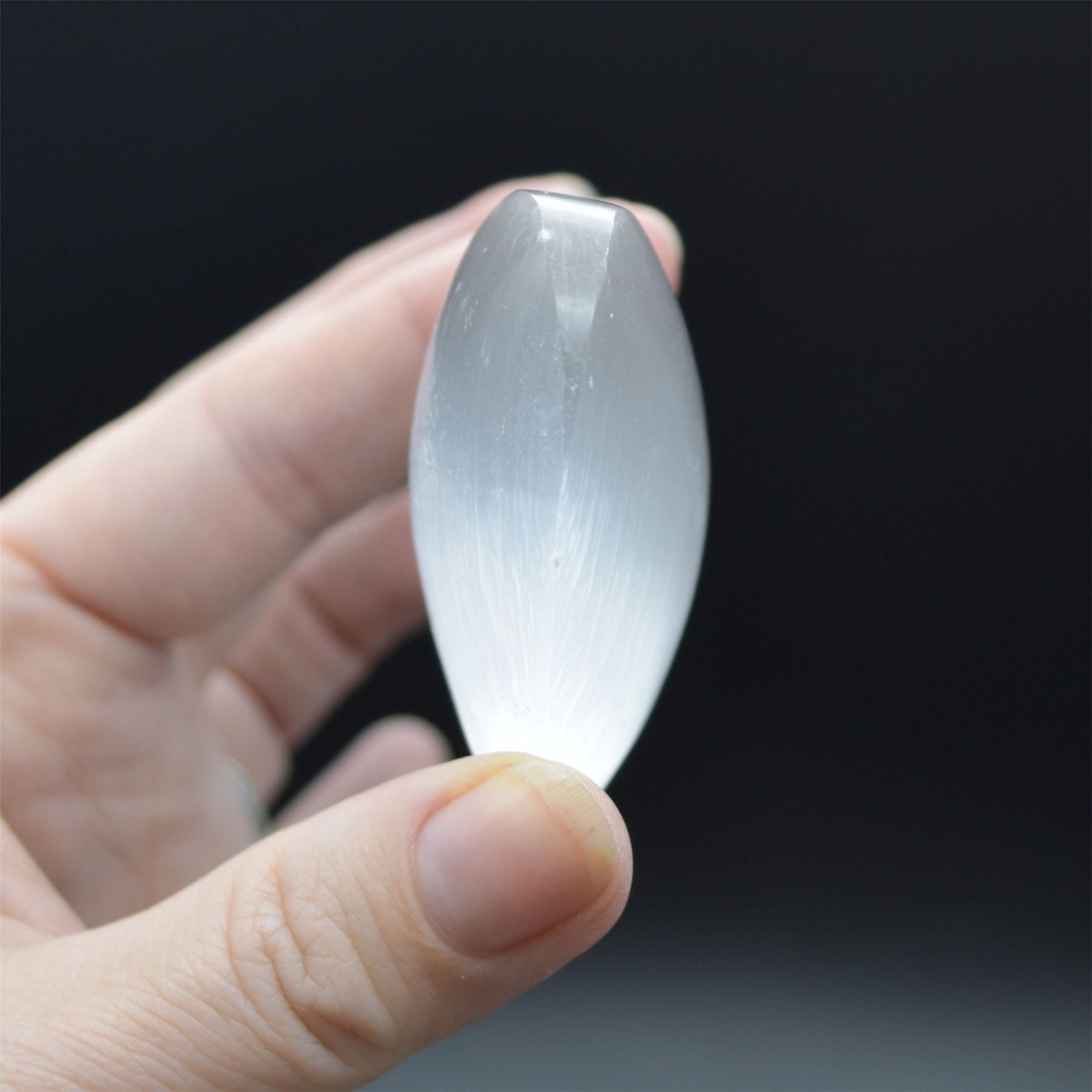 Selenite (Satin Spar) Heart - 5cm - 6cm - 1 Count - Image 5