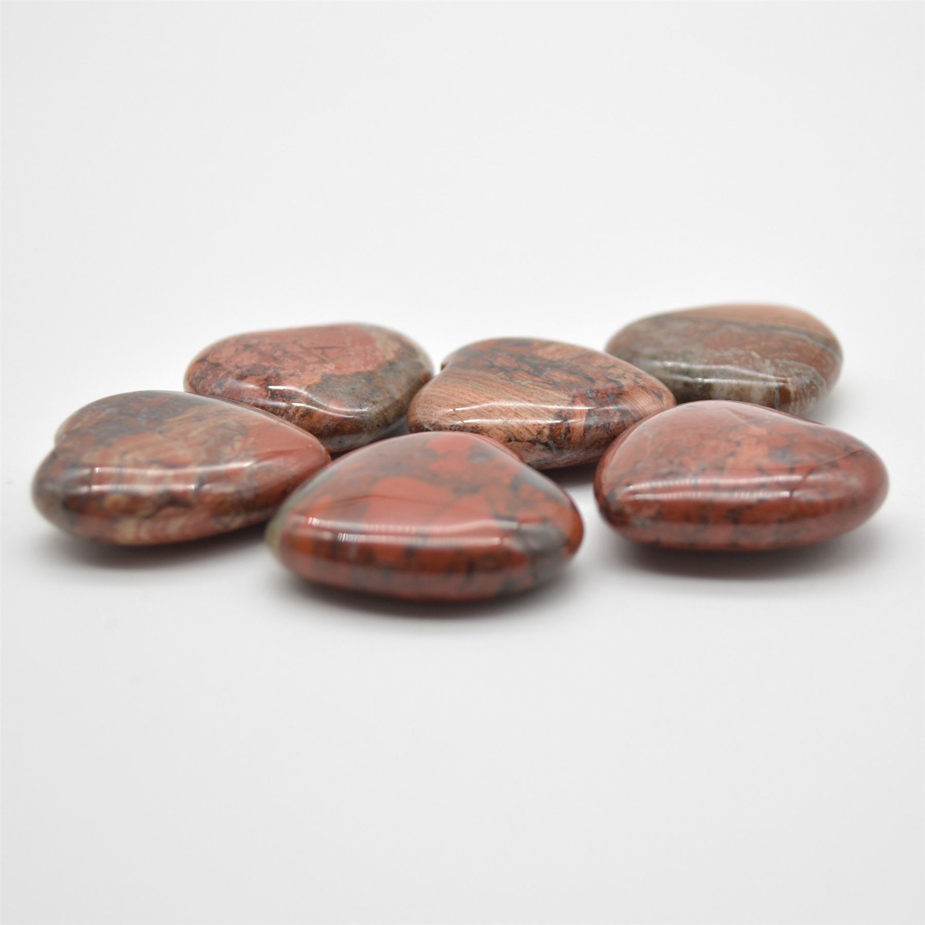 Poppy Jasper Heart - 3cm - 1 Count - Image 3