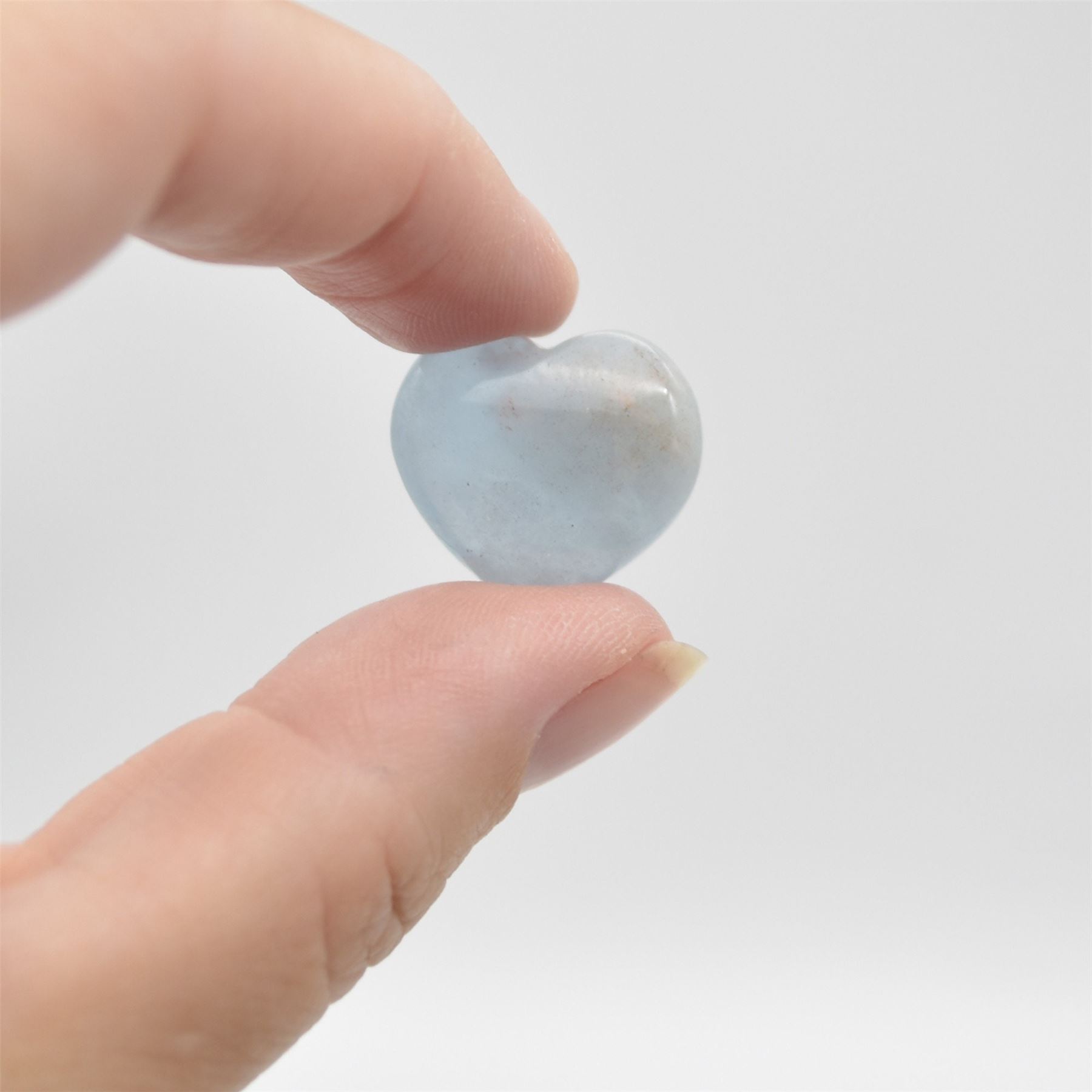 Aquamarine Heart - 1.8cm - 2cm - 1 Count - Image 3