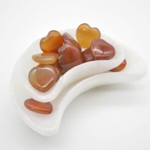 Carnelian Agate Heart - 3cm - 1 Count