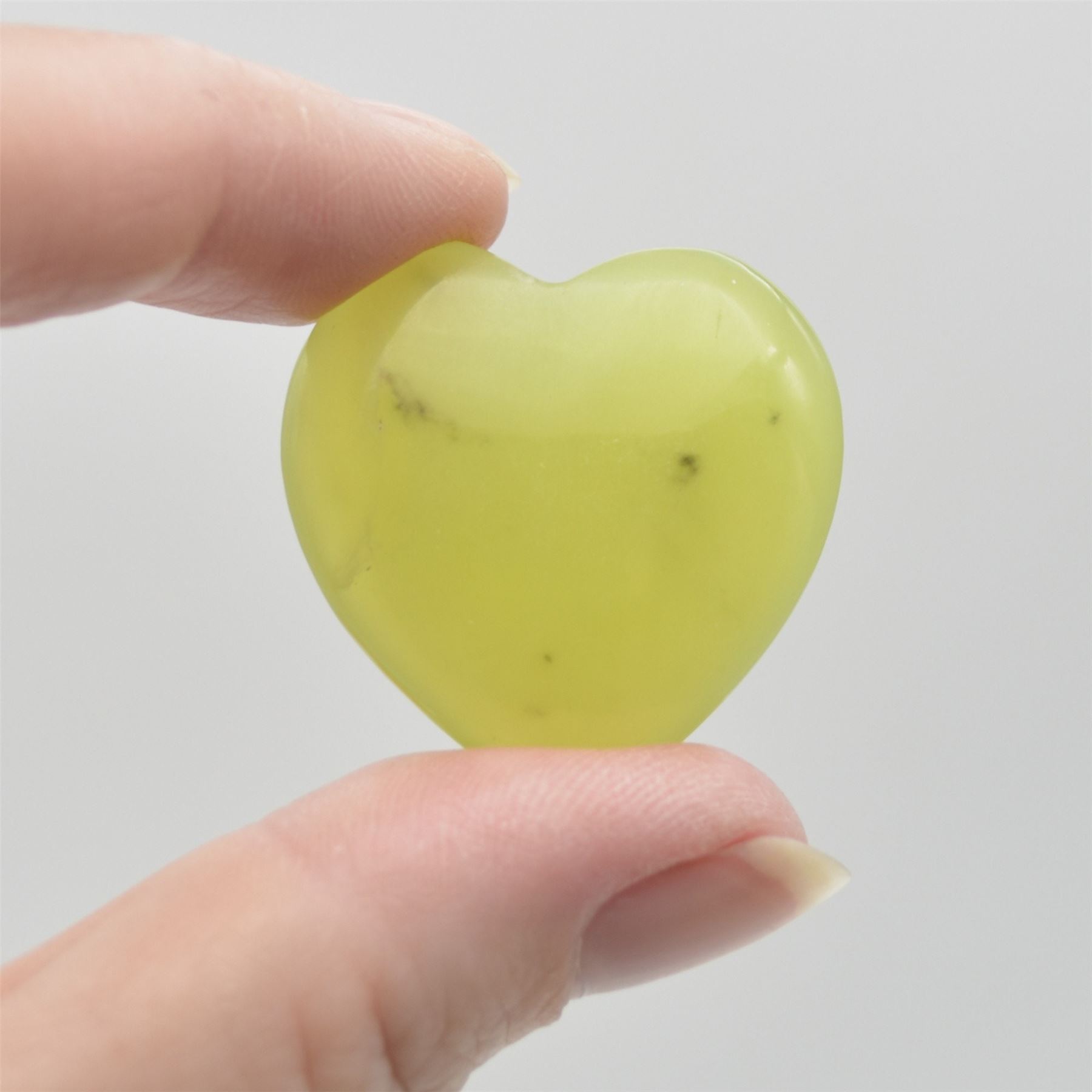 New Jade Heart - 3cm - 1 Count - Image 4