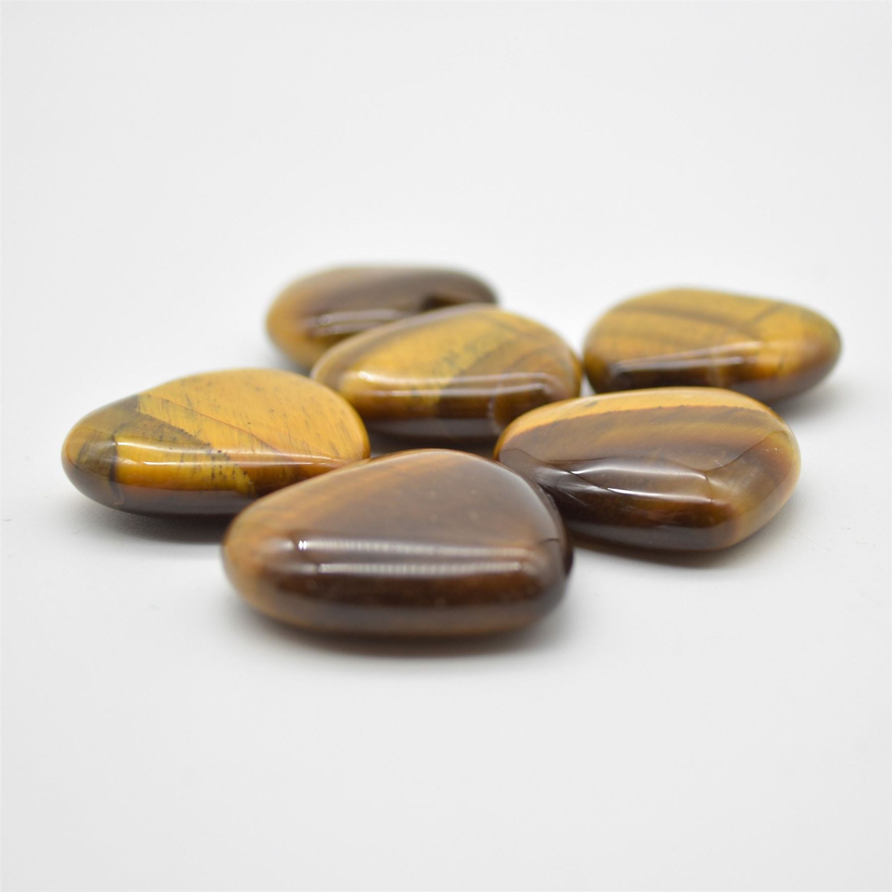 Tiger Eye Heart - 3cm - 1 Count - Image 3