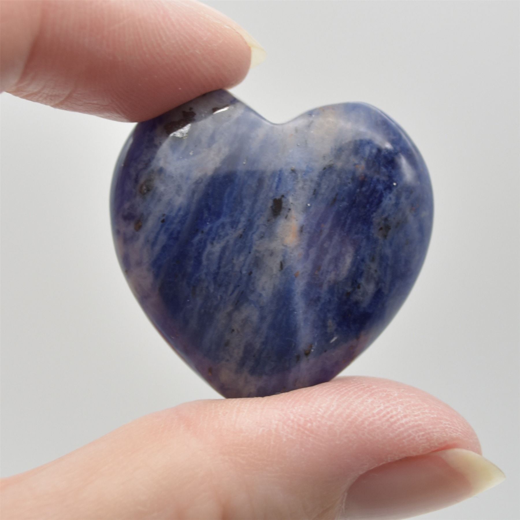 Sodalite Heart - 3cm - 1 Count - Image 5