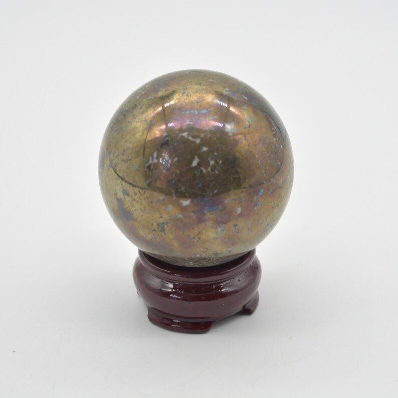 Pyrite Crystal Sphere Ball - 641 grams - 6cm