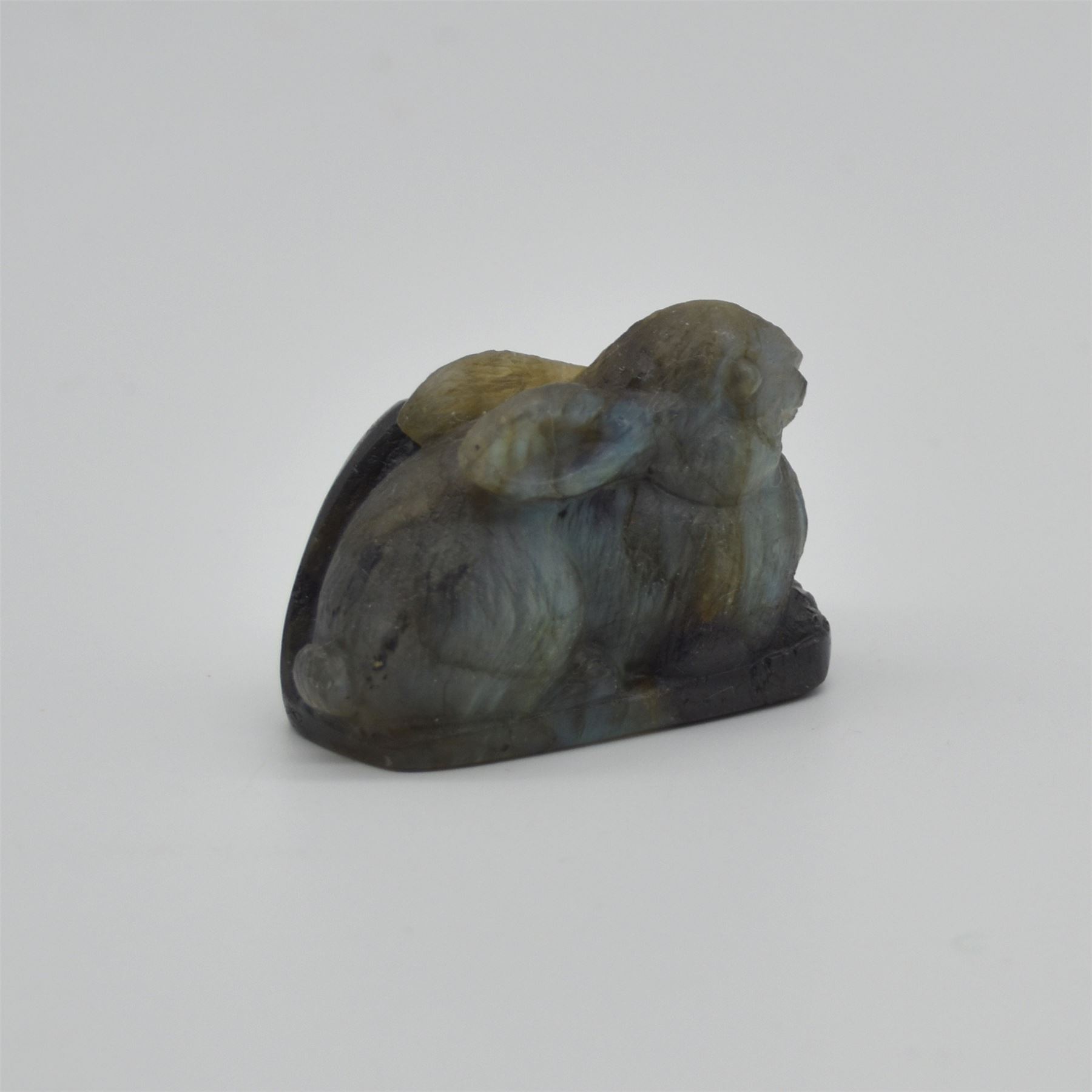 Labradorite Bunny Rabbit - 5cm x 4cm x 2.8cm - 68 grams - Image 7