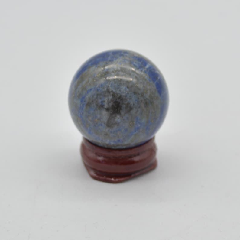 Lapis Lazuli Crystal Sphere Ball - 54 grams - 3cm - #01 - Image 2