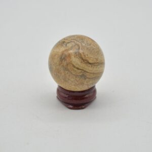 Picture Jasper Crystal Sphere Ball - 53 grams - 3cm- 3.5cm - #02