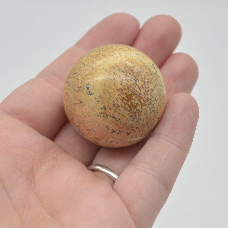 Picture Jasper Crystal Sphere Ball - 56 grams - 3cm- 3.5cm - #03 - Image 5