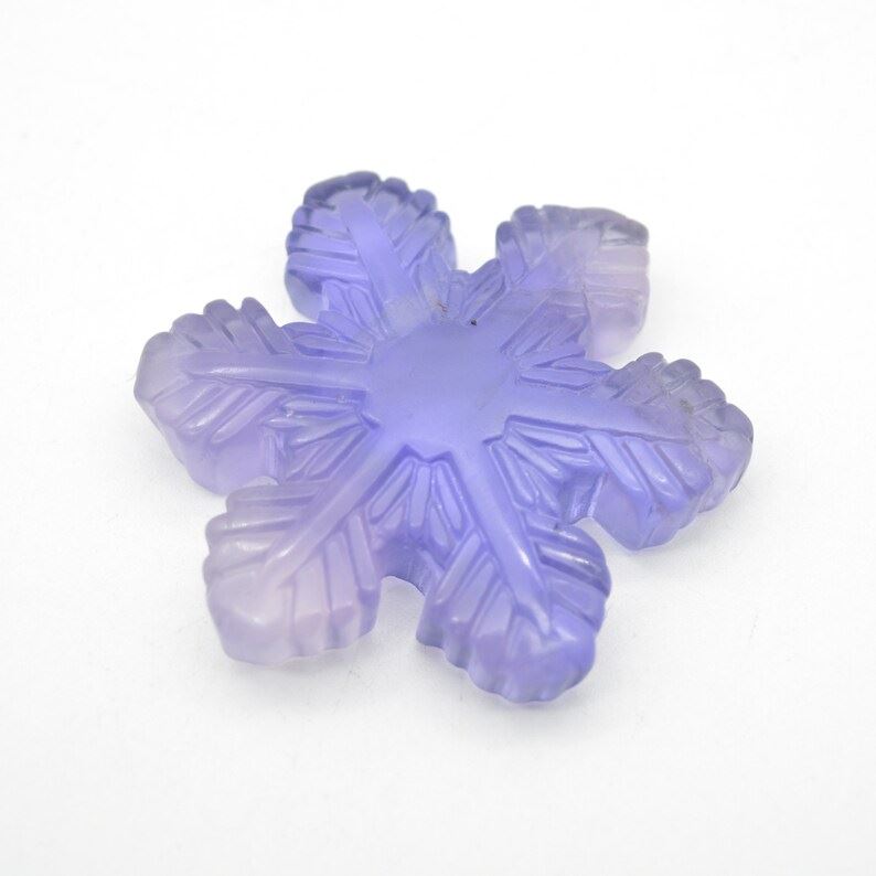 Rainbow Fluorite Snowflake - 33 grams - 5cm x 0.8cm - Image 4