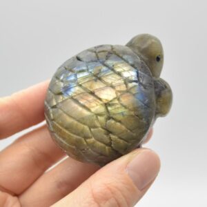Labradorite Turtle - 5cm x 4cm x 2.5cm - 105 grams