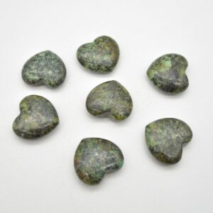 African Turquoise Heart - 3cm