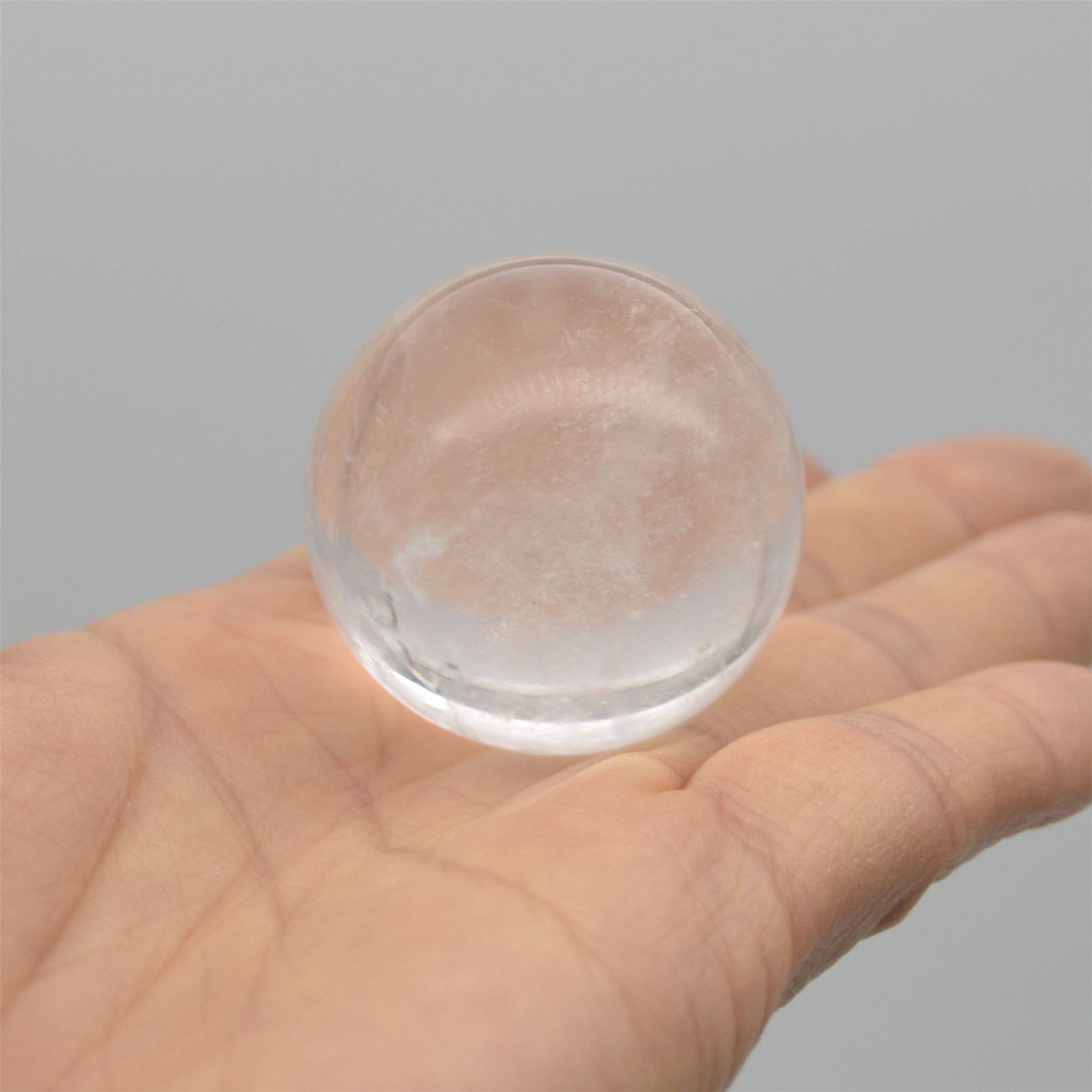 Clear Quartz Crystal Sphere Ball - 4cm - 4.5cm - 90 - 100 grams - Image 3