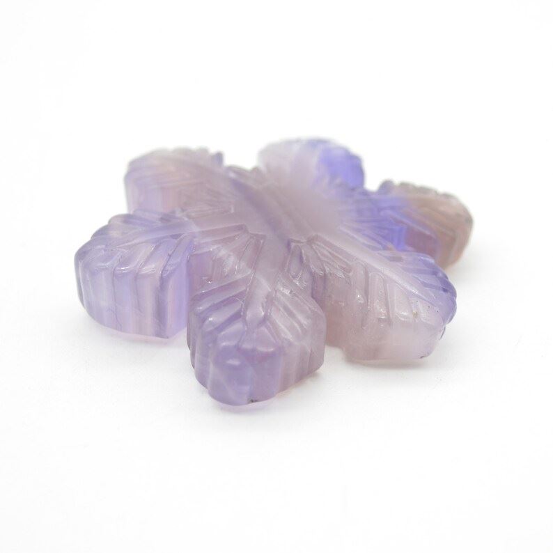 Rainbow Fluorite Snowflake - 37 grams - 5cm x 1cm - Image 2