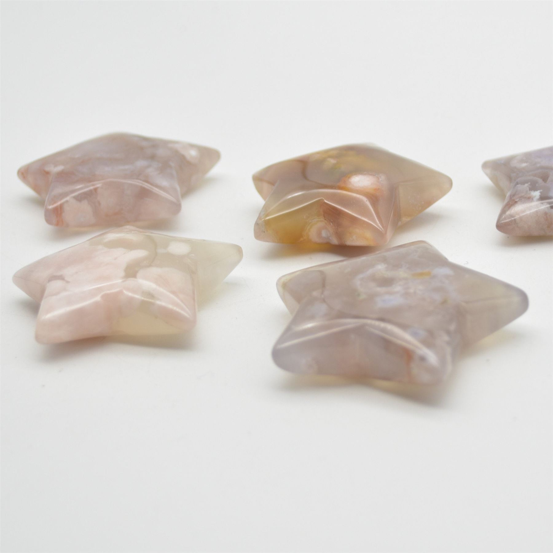 Flower Agate Star - 5cm - Image 2
