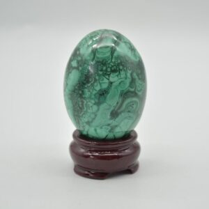 Malachite Crystal Egg - 320 grams - 7cm x 5cm x 5cm #03