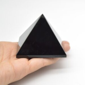 Black Obsidian Crystal Pyramid - 6cm x 5.5cm