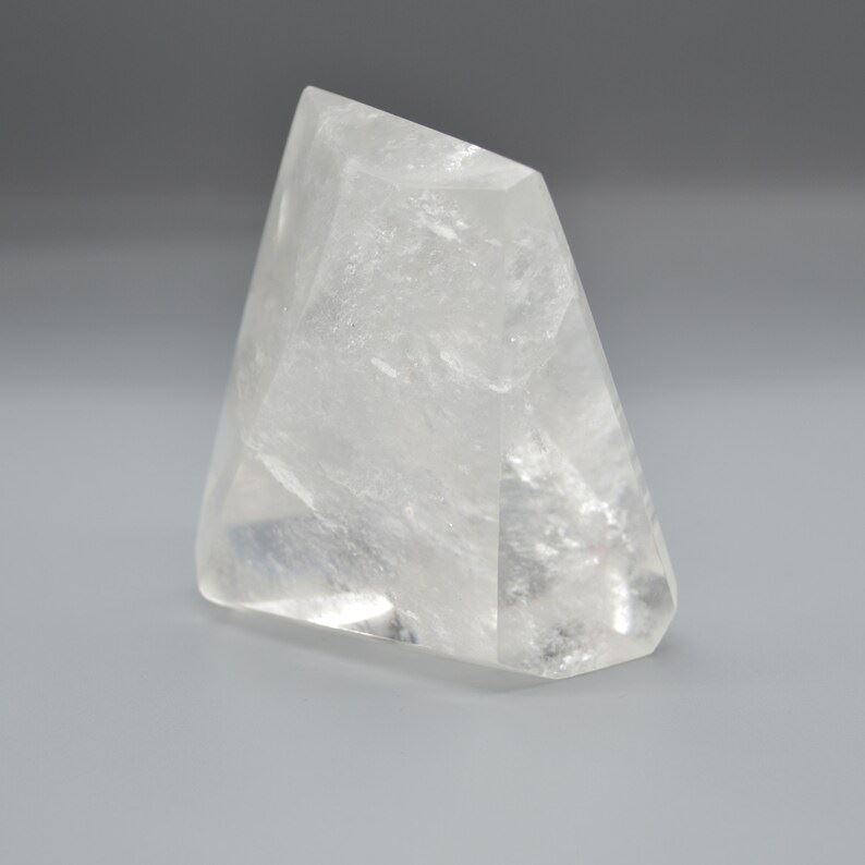 Clear Quartz Freeform / Free Form - 9cm x 7cm x 6.5cm - 568 grams