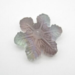 Rainbow Fluorite Snowflake - 49 grams - 5cm x 1cm