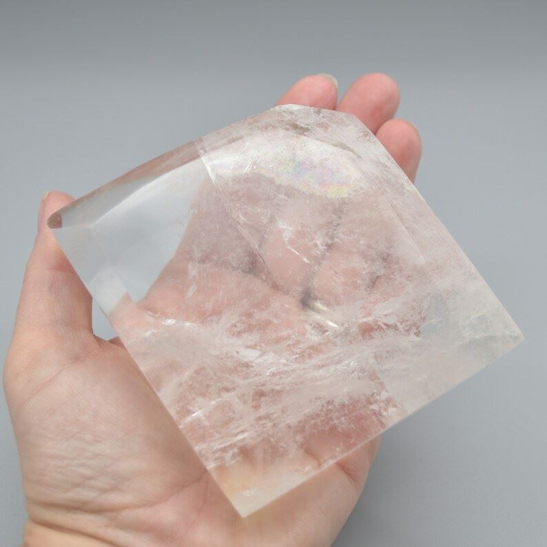 Clear Quartz Freeform / Free Form - 9cm x 8cm x 3cm - 551 grams - Image 4