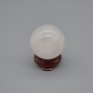 Pale Madagascar Rose Quartz Crystal Sphere Ball - 40 grams - 3cm - #05