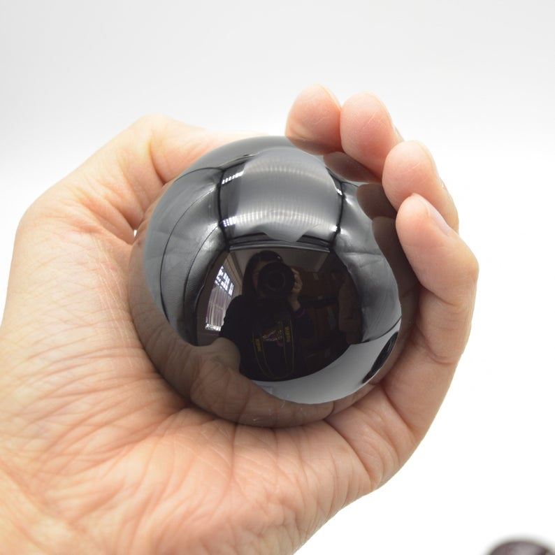 Black Obsidian Crystal Sphere Ball - 3.5cm, 4cm, 5cm, 6cm, 8cm sizes - Image 7