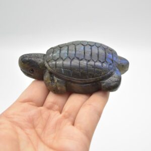 Labradorite Turtle - 9cm x 5.5cm x 2.5cm - 146 grams