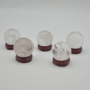 Clear Quartz Crystal Sphere Ball  -  4cm - 4.5cm -  90 - 100 grams